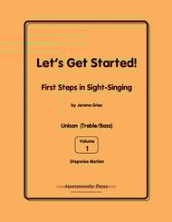 cover Let's Get Started! Digital File Reproducible PDF cover